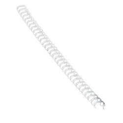 Fém spirál 3:1, 14mm, 101-120lap, Fellowes® 100 db/doboz, fehér Kötészeti kellék Fellowes