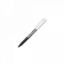 Rostirón, filctoll vízbázisú 1,2mm, kerek hegyű Centropen 2686 fehér Permanent marker Centropen