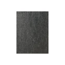 Hátlap, A4, 250 g. matt bőrhatású 100 db/csomag, Fornax, fekete Kötészeti kellék Fornax