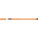 Rostirón, filctoll 1mm, M STABILO Pen 68 neon narancssárga