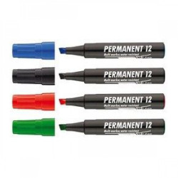 Alkoholos marker 1-4mm, vágott Ico 12 kék Permanent marker Ico