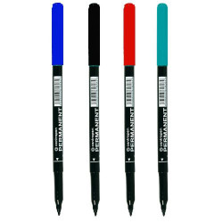 Alkoholos marker 1mm, kerek hegyű, Centropen 2536 kék Permanent marker Centropen