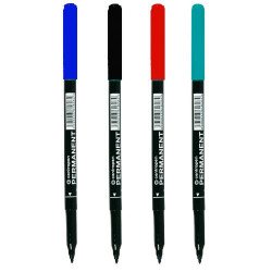 Alkoholos marker 1mm, kerek hegyű, Centropen 2536 kék Permanent marker Centropen