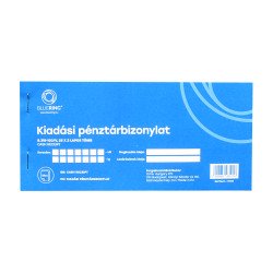 Kiadási pénztárbizonylat 25x2lapos B.318-103/V Bluering® Pénzügy Bluering