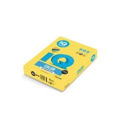 Másolópapír, színes, A3, 80g. IQ ZG34 500ív/csomag, trend citromsárga Másolópapír színes IQ