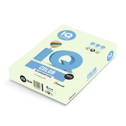 Másolópapír, színes, A4, 80g. IQ GN27 500ív/csomag, pasztell zöld Másolópapír színes IQ
