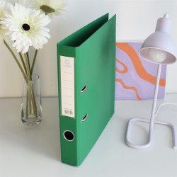 Iratrendező A4, 5cm, két oldalt PP borítás, Bluering® Premium zöld