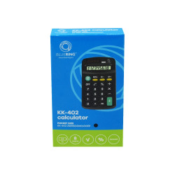 Zsebszámológép 8 digit KK-402 Bluering® Számológép Bluering