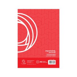 Jegyzettömb perforált, A5, 50lap, Bluering® kockás Jegyzettömb Bluering