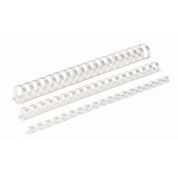 Spirál műanyag, 14mm, 81-100lap, 100 db/doboz, Fellowes® fehér Kötészeti kellék Fellowes