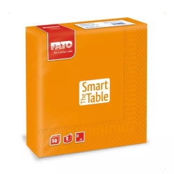 Szalvéta 2 rétegű 33 x 33 cm 50 lap/cs Fato Smart Table narancssárga_82621400 Szalvéták Fato
