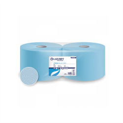 Kéztörlő 2 rétegű tekercses 2 tekercs/karton Strong Blue 2.1000 Lucart_851326J kék