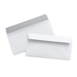Boríték LA4 szilikonos bélésnyomott 110×220mm Bluering® fehér Boríték Bluering