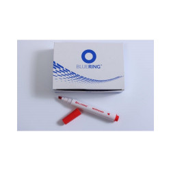 Flipchart marker rostirón vizes vágott végű 1-4mm, Bluering® piros Flipchart marker Bluering