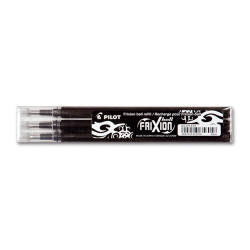 Rollertoll betét golyóméret 0,7mm, 3 db/csom Pilot Frixion Ball, írásszín fekete Tollbetét Pilot