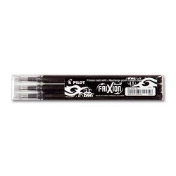 Rollertoll betét golyóméret 0,7mm, 3 db/csom Pilot Frixion Ball, írásszín fekete Tollbetét Pilot