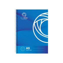 Spirálfüzet A5, 70lap Bluering® vonalas Spirálfüzet Bluering