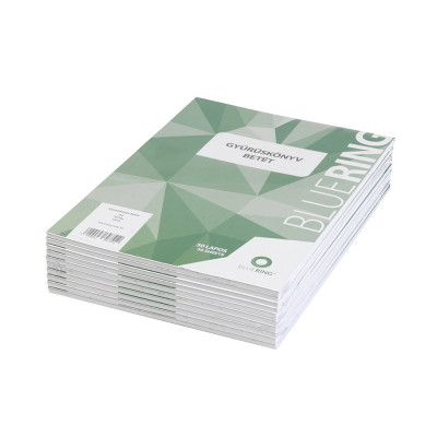 Gyűrűskönyv betét A4, 50lap Bluering® sima Gyűrűskönyv betét A4, 50lap Bluering® sima