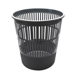 Papírkosár 16l, műanyag rácsos 315x305mm, Bluering® szürke Papírkosár, szemetes Bluering