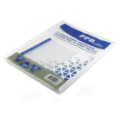 Genotherm lefűzhető, A4, 50 micron narancsos PPB Extra 100 db/csomag, Genotherm lefűzhető, A4, 50 micron narancsos PPB Extra 100 db/csomag,