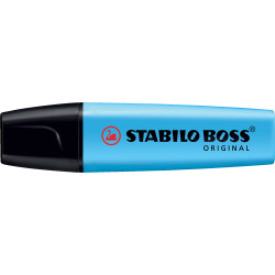 Szövegkiemelő 2-5mm, vágott hegyű, STABILO Boss original kék Szövegkiemelő Stabilo