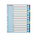 Elválasztólap, A4, Maxi regiszteres 1-12 laminált karton előlap 100209 Esselte