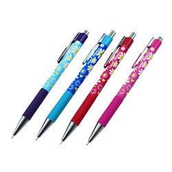 Golyóstoll nyomógombos 0,7mm Vinson Daisy 206 vegyes test displ 24 db/display Golyóstoll Vinson