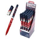 Golyóstoll kupakos, 0,7mm Vinson Glee A12 vegyes test displ 20 db/display