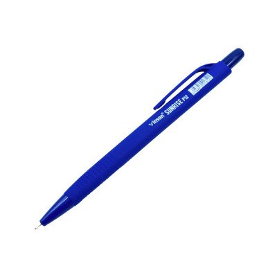 Golyóstoll nyomógombos 0,7mm Vinson Sunrise P12 kék test displ 36 db/display