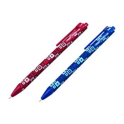 Golyóstoll nyomógombos 0,7mm Vinson Graphic F12 vegyes test displ 24 db/display