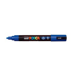 Dekormarker 1,8-2,5mm, Uni Posca PC-5M kék Dekormarker Uni