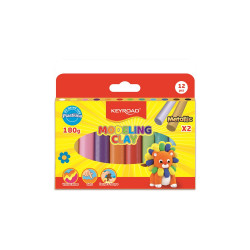 Gyurmakészlet 180 g 12 db/bliszter Keyroad vegyes színek Gyurma és kelléke Keyroad