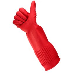 Gumikesztyű extra hosszú 38 cm-es hossz M HoReCa Bonus+ B050 Háztartási kesztyű Bonus