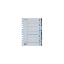 Elválasztólap, A4, Maxi regiszteres 1-10 írható karton előlap 100208 Esselte Elválasztó lap Esselte