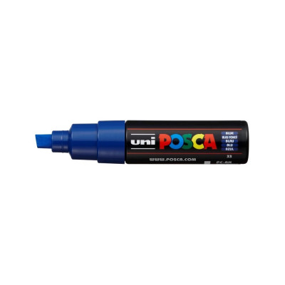 Dekormarker 8mm, Uni Posca PC-8K kék Dekormarker 8mm, Uni Posca PC-8K kék