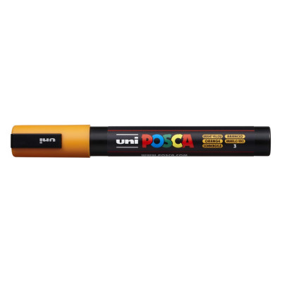 Dekormarker 1,8-2,5mm, Uni Posca PC-5M ragyogó sárga Dekormarker 1,8-2,5mm, Uni Posca PC-5M ragyogó sárga