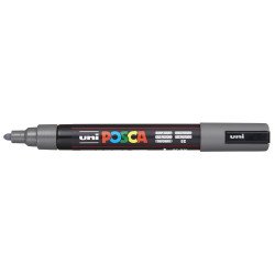Dekormarker 1,8-2,5mm, Uni Posca PC-5M mélyszürke Dekormarker Uni