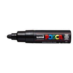 Dekormarker 4,5-5,5mm, Uni Posca PC-7M fekete Dekormarker Uni