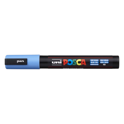 Dekormarker 1,8-2,5mm, Uni Posca PC-5M égszínkék Dekormarker 1,8-2,5mm, Uni Posca PC-5M égszínkék