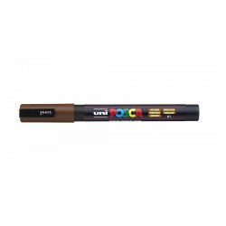 Dekormarker 0,9-1,3mm, Uni Posca PC-3M barna Dekormarker Uni