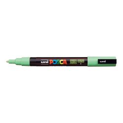 Dekormarker 0,9-1,3mm, Uni Posca PC-3M világoszöld Dekormarker Uni