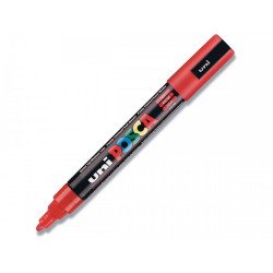 Dekormarker 1,8-2,5mm, Uni Posca PC-5M piros Dekormarker Uni