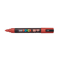 Dekormarker 1,8-2,5mm, Uni Posca PC-5M rubint piros Dekormarker Uni