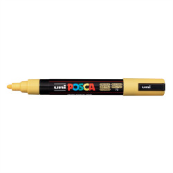 Dekormarker 1,8-2,5mm, Uni Posca PC-5M szalmasárga Dekormarker Uni