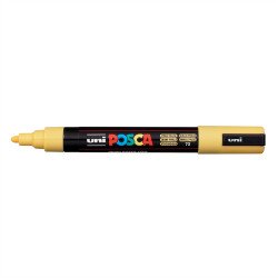 Dekormarker 1,8-2,5mm, Uni Posca PC-5M szalmasárga Dekormarker Uni