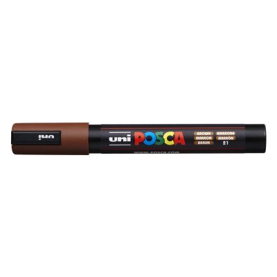 Dekormarker 1,8-2,5mm, Uni Posca PC-5M barna