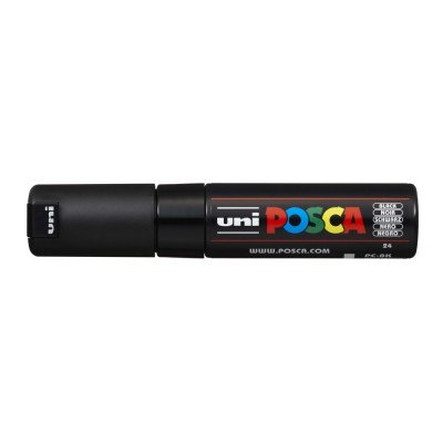 Dekormarker 8mm, Uni Posca PC-8K fekete