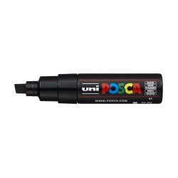 Dekormarker 8mm, Uni Posca PC-8K fekete Dekormarker Uni