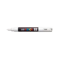 Dekormarker 0,7-1mm, Uni Posca PC-1M fehér Dekormarker Uni