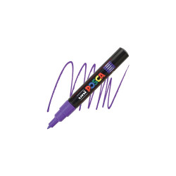 Dekormarker 0,7-1mm, Uni Posca PC-1M lila Dekormarker Uni